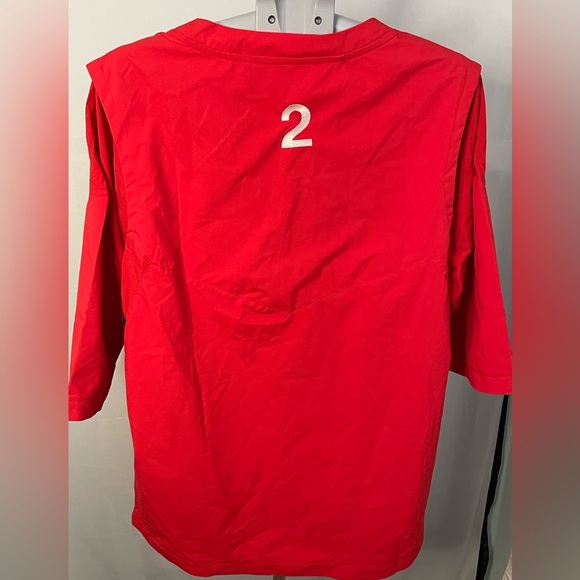 Nike Red Pullover with P Logo and #2 size large NWT - Picture 6 of 10